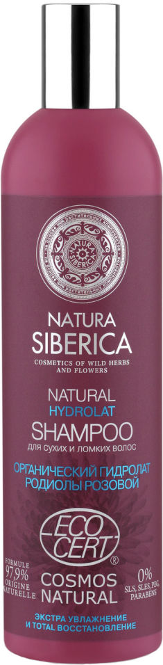 Шампунь для волос Natura Siberica Hydrolat Сухих и ломких волос 400мл