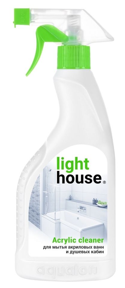 Средство чистящее LightHouse для мытья акриловых ванн и душевых кабин 500мл
