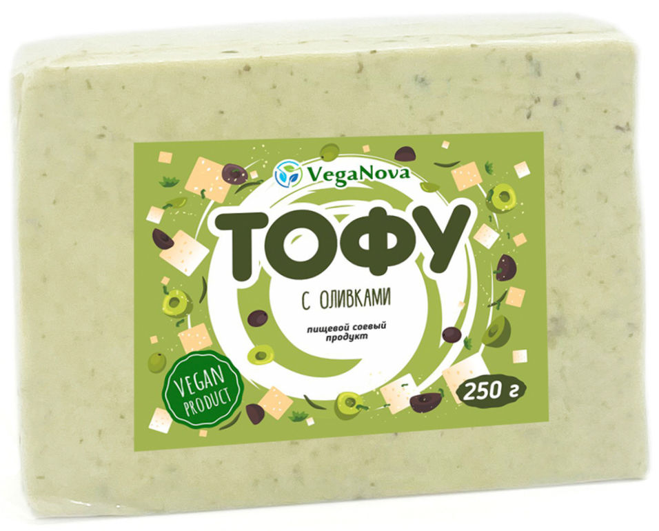 Тофу VegaNova c оливками 250г
