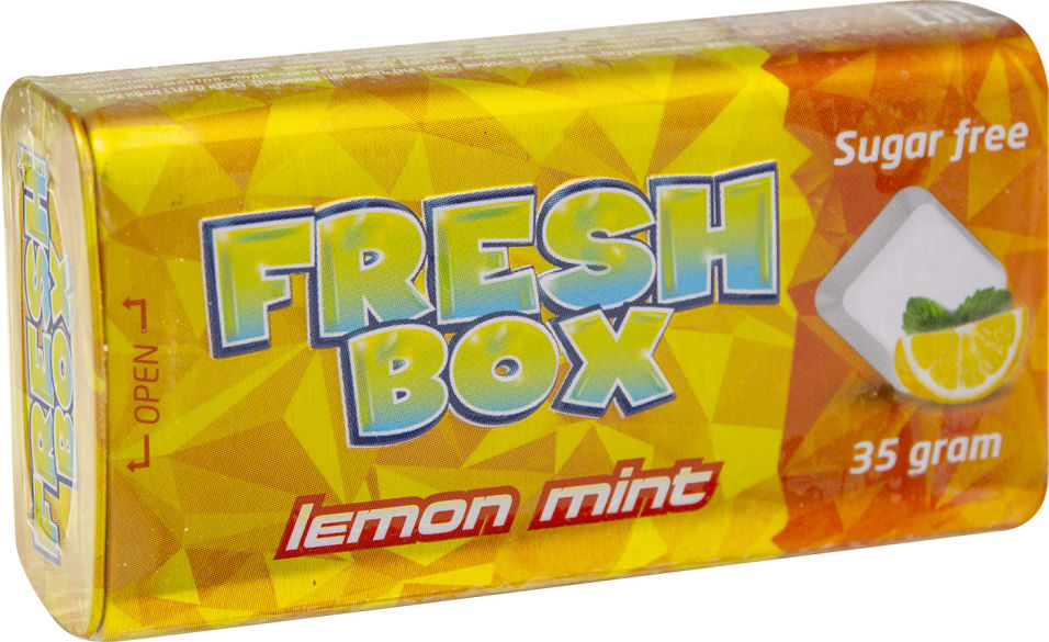 Драже Fresh Box освежающие Лимон Мята 35г
