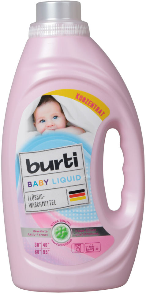 Универсальное жидкое средство Burti Baby Liquid для стирки детского белья 1.45л