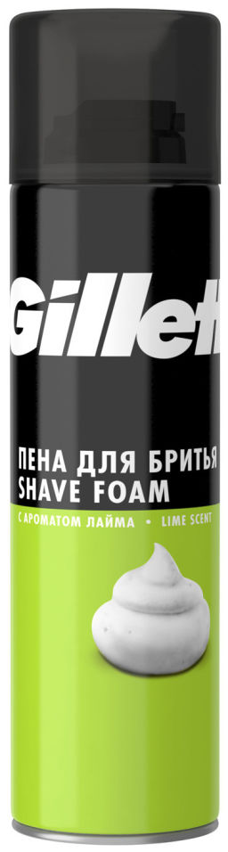 Пена для бритья Gillette Lemon Lime 200мл