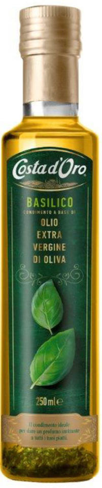 Масло оливковое Costa dOro Extra Virgin Basil Базилик 250мл