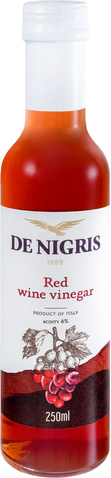 Уксус винный De Nigris Красный 250мл