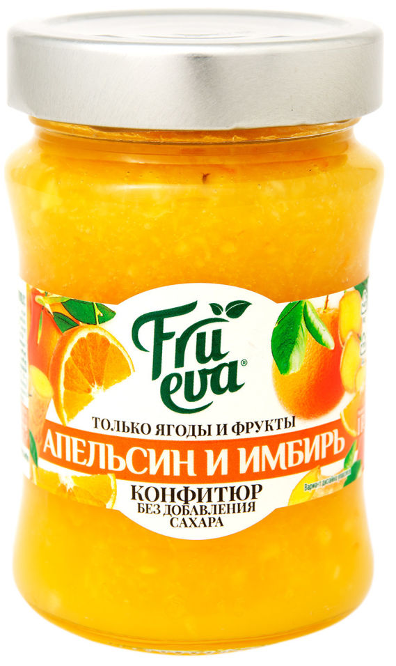 Конфитюр Frueva Апельсин и имбирь 310г