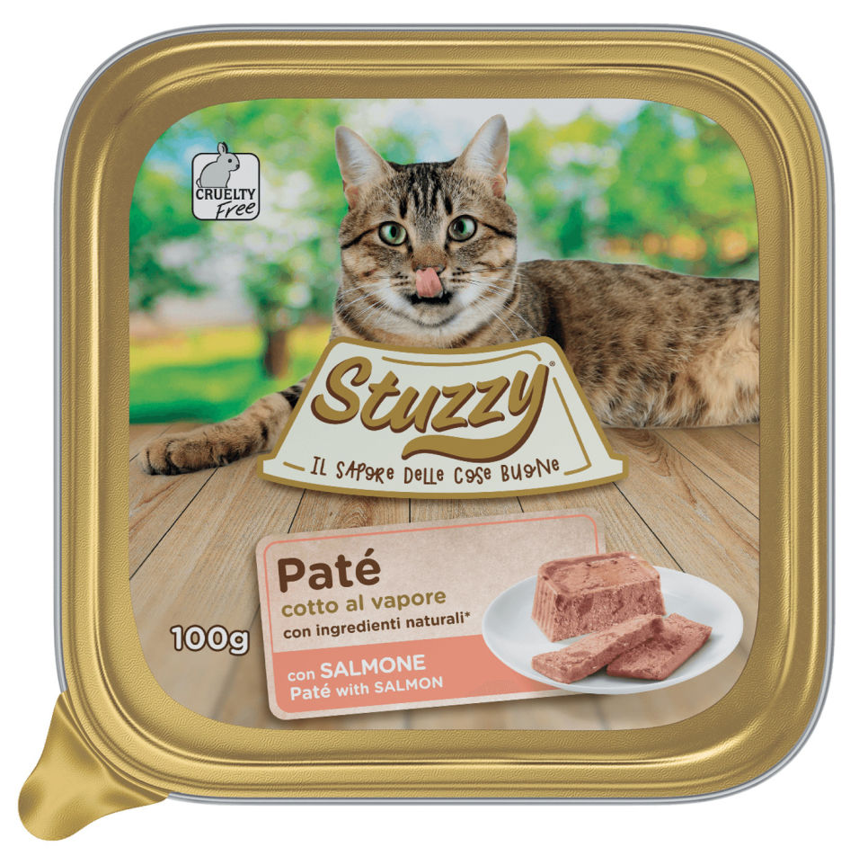 Корм для кошек Stuzzy Pate Cat паштет с лососем 100г (упаковка 12 шт.)