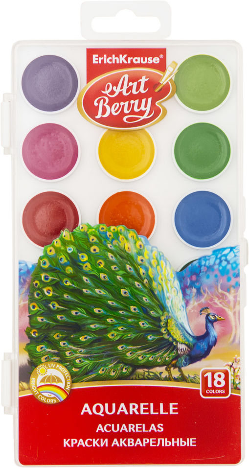 Краски Art Berry акварельные 18 цветов