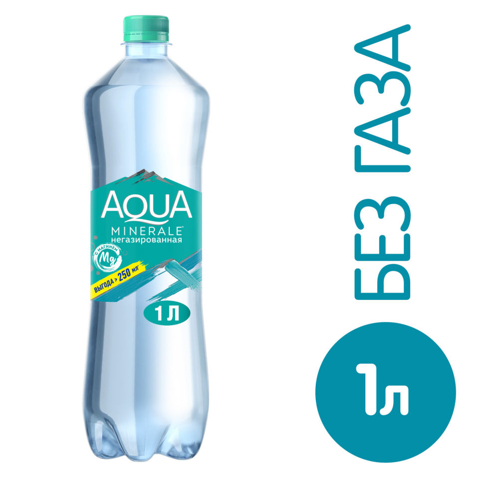 Вода Aqua Minerale питьевая с Магнием негазированная 1л