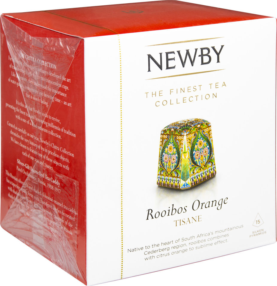 Напиток чайный Newby Roiboos Orange 15 пак