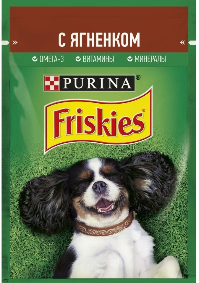 Влажный корм для собак Friskies с ягненком 85г
