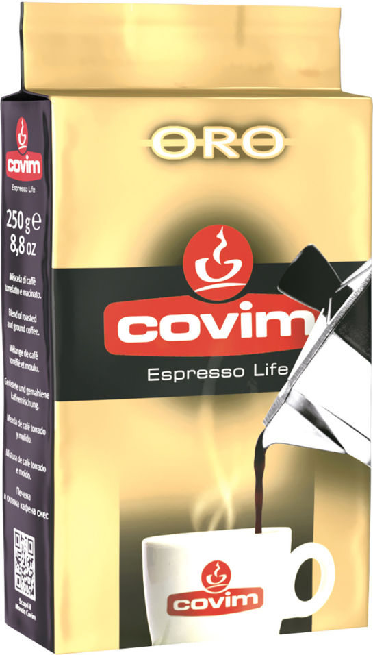 Кофе молотый Covim Oro 250г