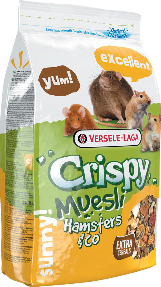 Корм для грызунов Padovan Crispy Muesli Hamster для хомяков 400г