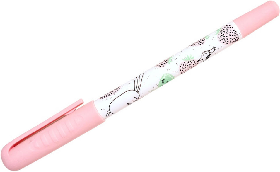 Ручка Be Smart Bunny розовый шариковая синяя 0.7мм