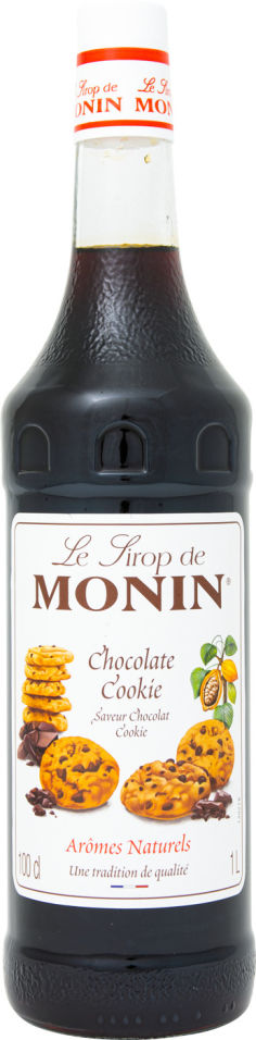 Сироп Monin Chocolate cookie Syrup со вкусом и ароматом шоколадного печенья 1л 959₽