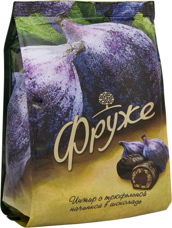 Конфеты Фруже Инжир с трюфельной начинкой в шоколаде 190г