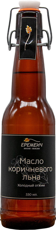 Масло Еремеич Из коричневого льна 330мл