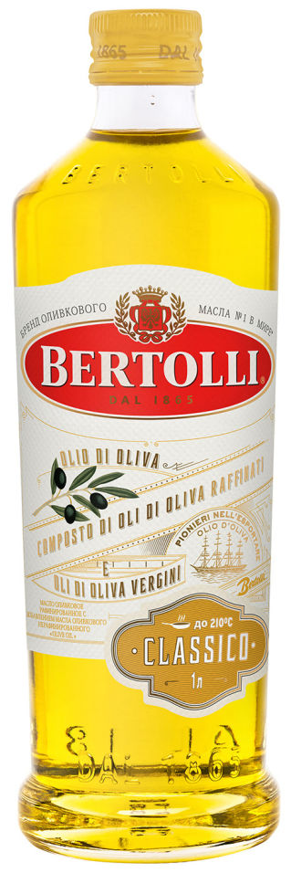 Масло оливковое Bertolli Classico 1л