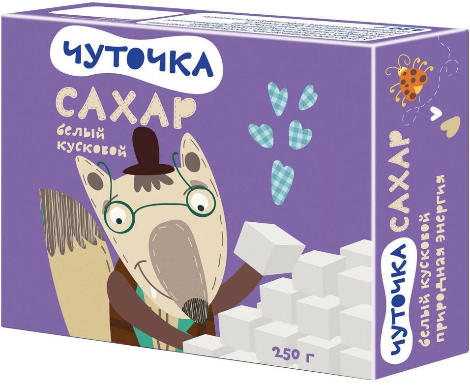 Сахар Чуточка кусковой 250г