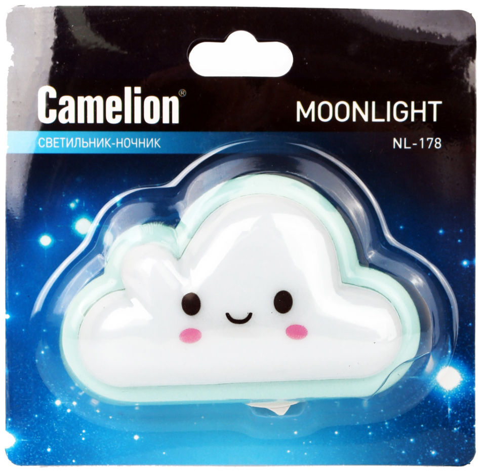 Ночник Camelion NL-178 Облако LED 220В с выключателем