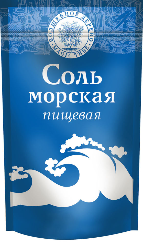 Соль Волшебное Дерево морская пищевая 250г