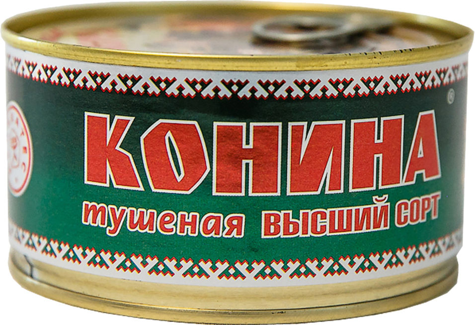 Конина Балтийская Охота Тушеная высший сорт 325г