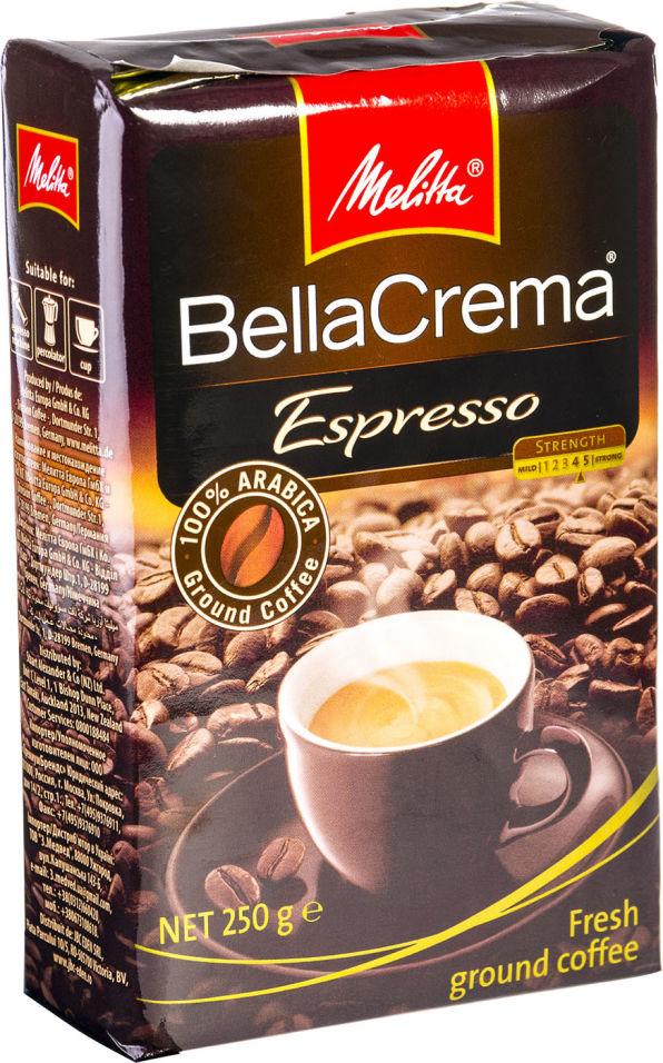 Кофе молотый Melitta BellaCrema Espresso 250г