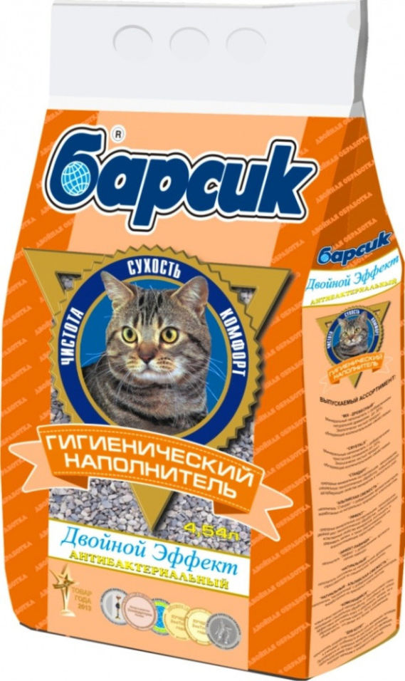 Наполнитель для кошачьего туалета Барсик Эффект 4.54л Наполнитель для кошачьего туалета Барсик Эффект 4.54л