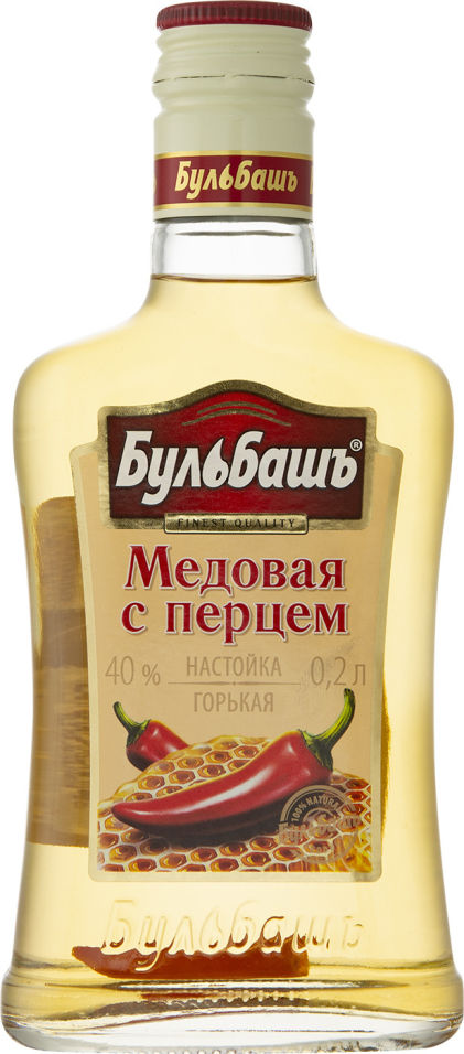 Отзывы о Настойке Бульбашъ Медовая с перцем 40% 0.2л Отзывы о Настойке Бульбашъ Медовая с перцем 40% 0.2л