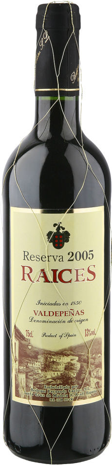 Отзывы о Вине Raices Reserva красном сухом 13% 0.75л Отзывы о Вине Raices Reserva красном сухом 13% 0.75л