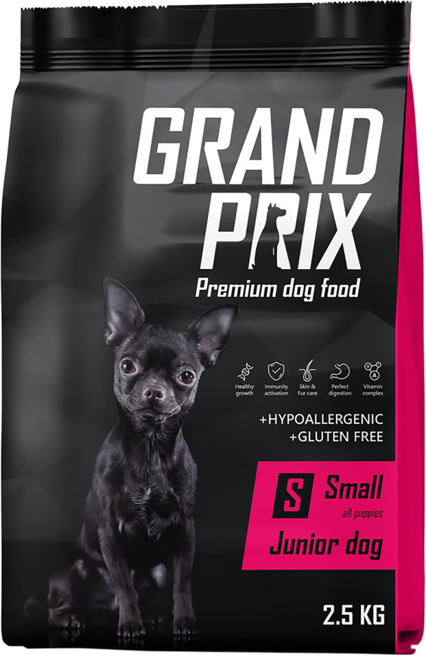 Корм для щенков Grand Prix Small Junior Курица 2.5кг Корм для щенков Grand Prix Small Junior Курица 2.5кг