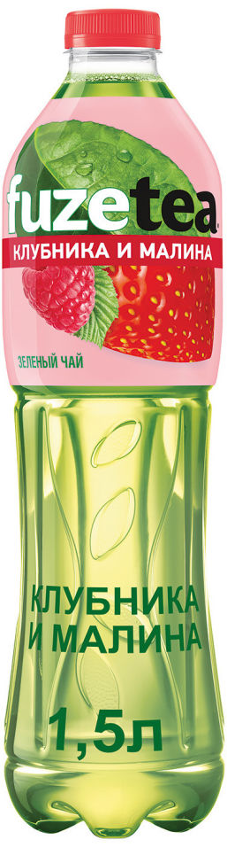 Чай зеленый Fuzetea Клубника и Малина 1.5л