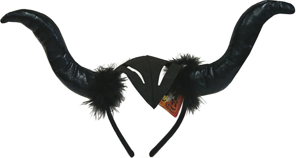 Аксессуар для карнавала Ободок Большие рога