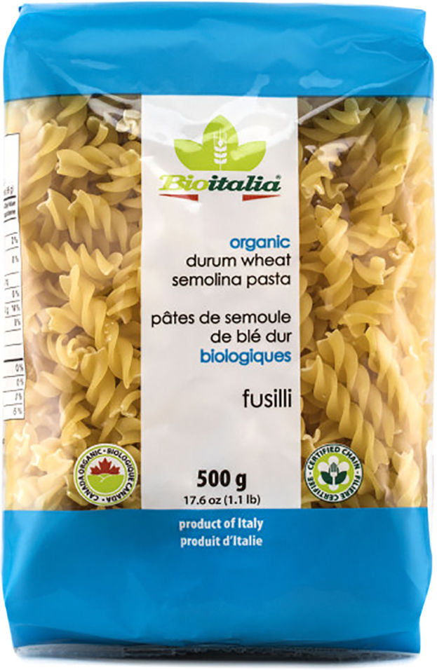 Макароны BioItalia Спирали BIO 500г