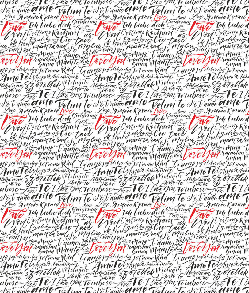 Плед Belezza Love text 180*200см