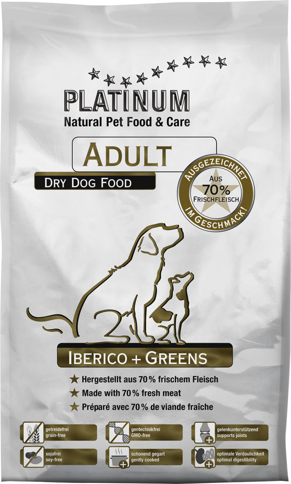 Сухой корм для собак Platinum Adult Свинина 1.5кг Сухой корм для собак Platinum Adult Свинина 1.5кг