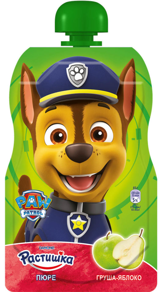 Пюре Растишка Груша-яблоко 85г