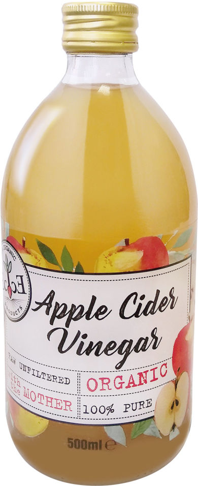 Уксус Ecoce Organic Яблочный 5% 500мл