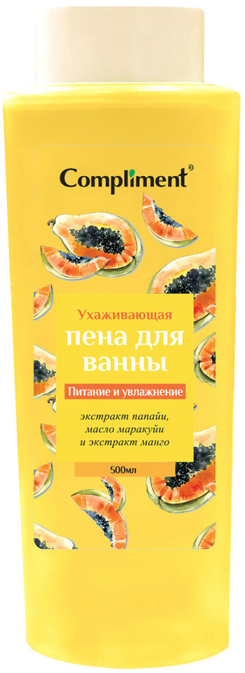 Пена для ванны Compliment Питание и увлажнение 500мл 209₽
