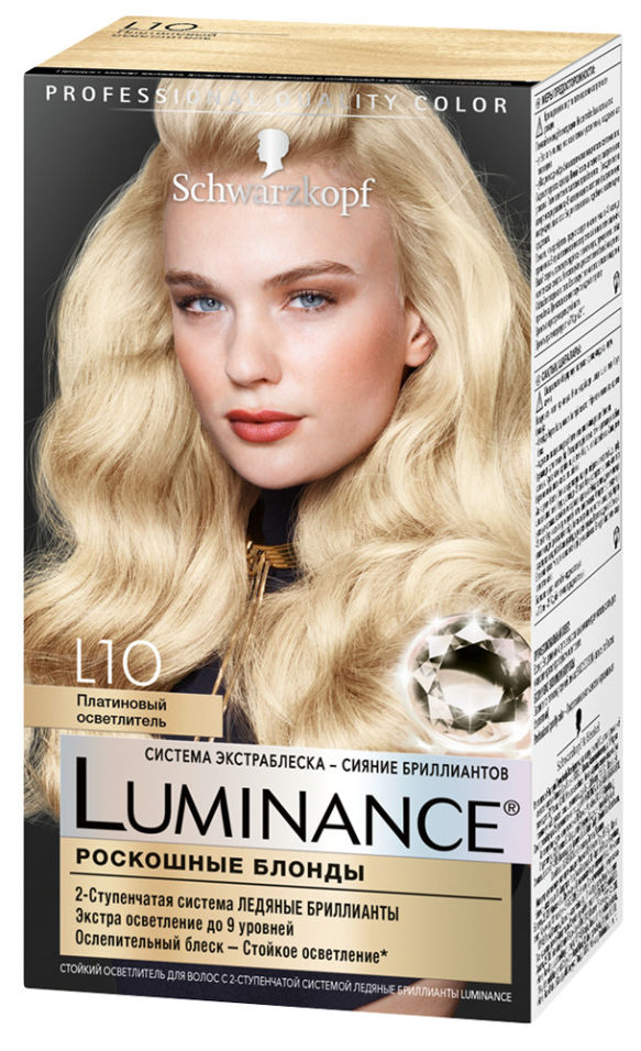 Краска для волос Schwarzkopf Luminance L10 Платиновый осветлитель