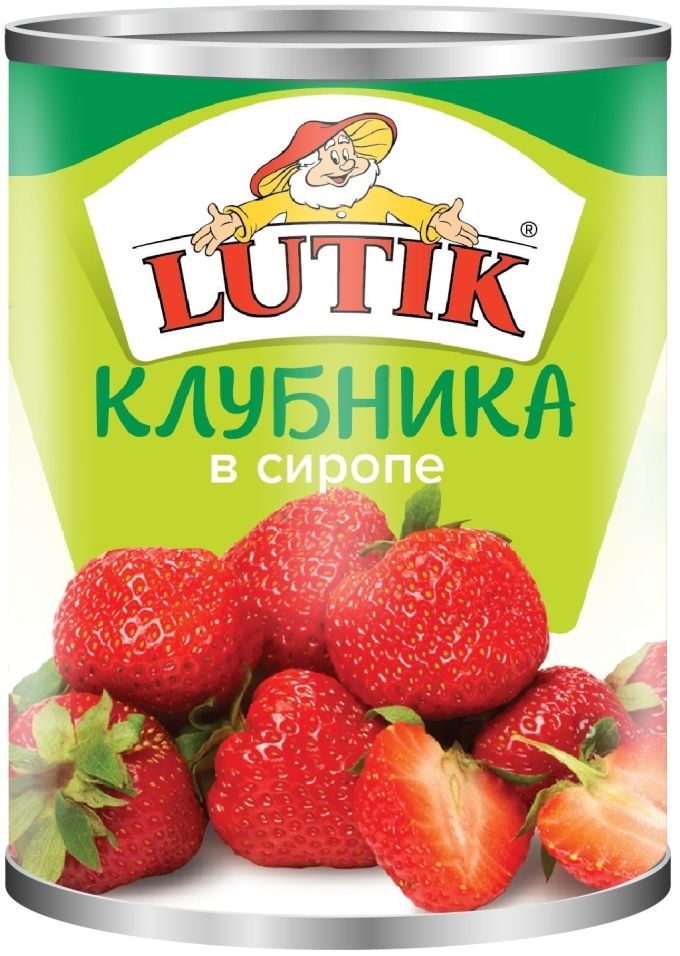 Клубника Lutik в сиропе 410г