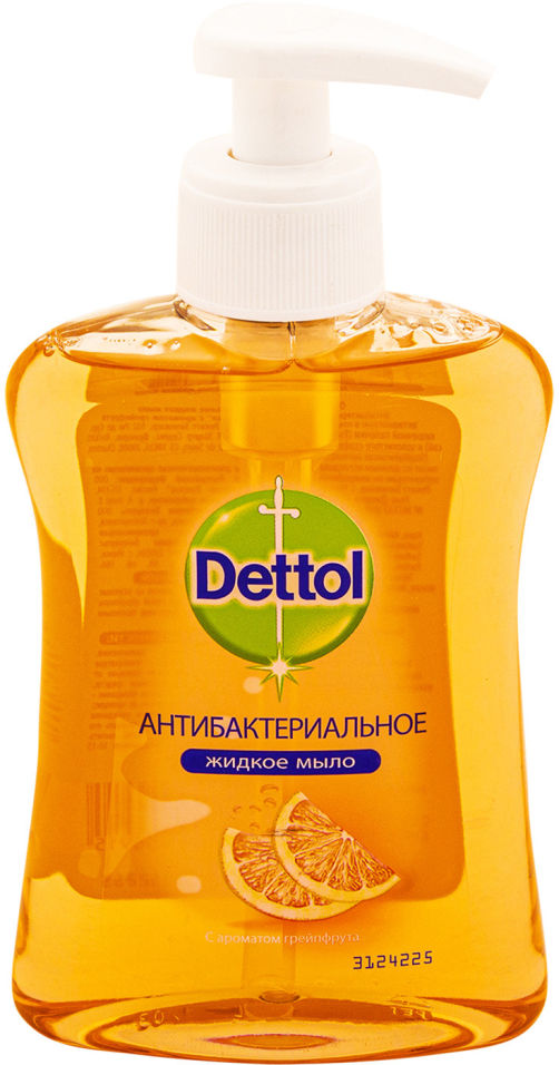 Мыло жидкое Dettol Антибактериальное грейпфрут 250мл
