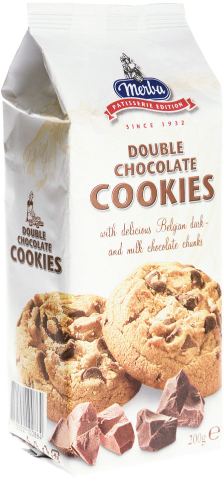 Печенье Merba Два шоколада 200г