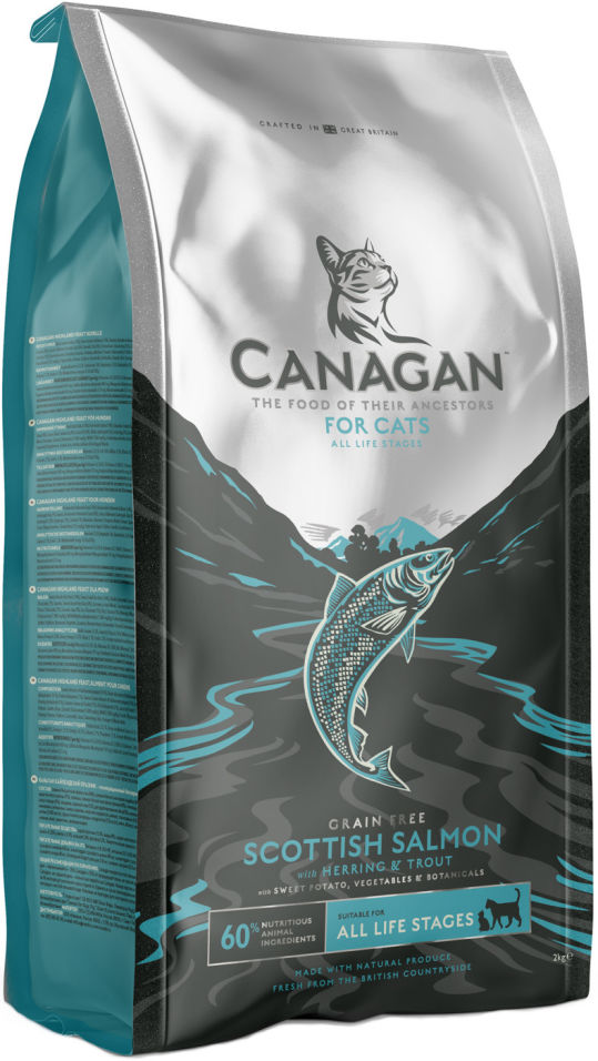 Сухой корм для кошек Canagan Scottish Salmon Лосось 1.5кг Сухой корм для кошек Canagan Scottish Salmon Лосось 1.5кг
