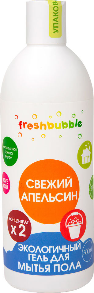 Средство для мытья полов Freshbubble Свежий Апельсин 500мл 284₽