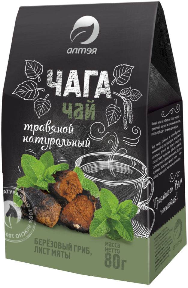 Фиточай Алтэя Чага с мятой 80г