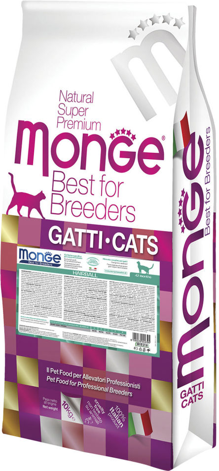 Корм для кошек Monge PFB Cat Daily Line Hairball Курица 10кг Корм для кошек Monge PFB Cat Daily Line Hairball Курица 10кг