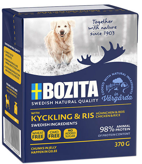 Отзывы о Корме для собак Bozita Chicken&Rice кусочки в желе с курицей и рисом 370г Отзывы о Корме для собак Bozita Chicken&Rice кусочки в желе с курицей и рисом 370г