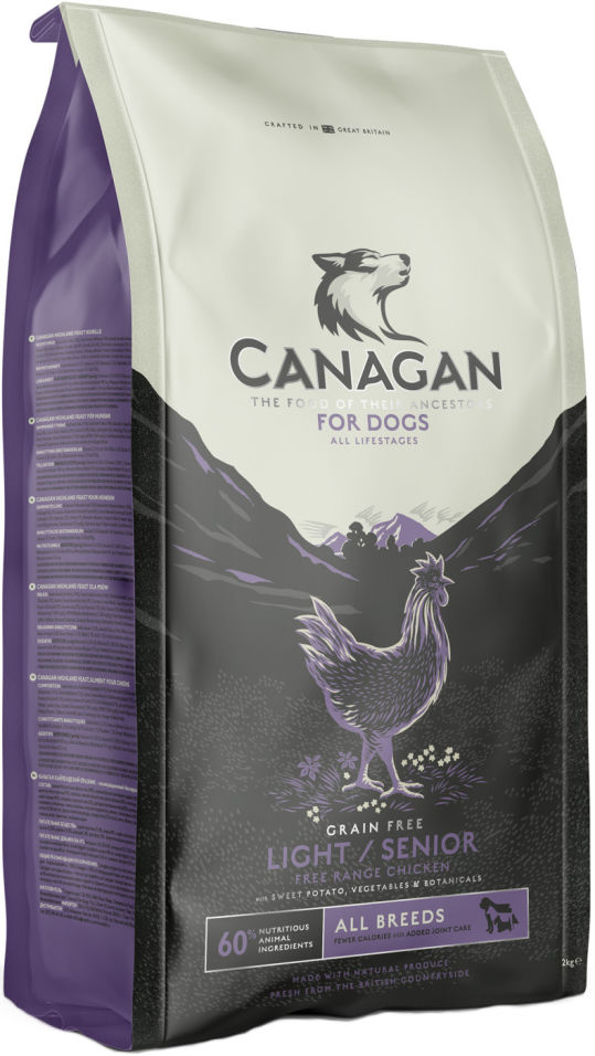 Сухой корм для собак Canagan Light/Senior Цыпленок 6кг Сухой корм для собак Canagan Light/Senior Цыпленок 6кг