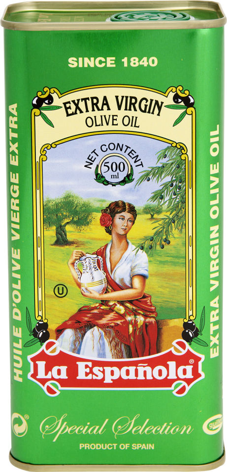 Масло оливковое La Espanola Extra Virgin 500мл