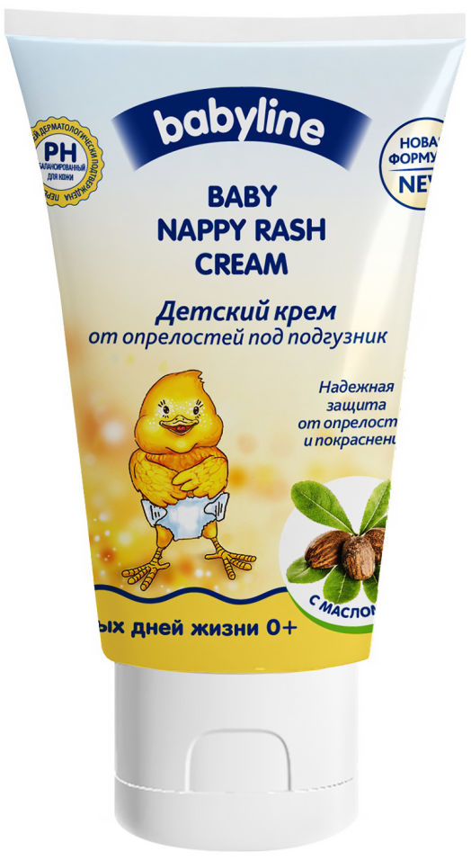 Крем детский Babyline Nature от опрелостей под подгузник 125мл